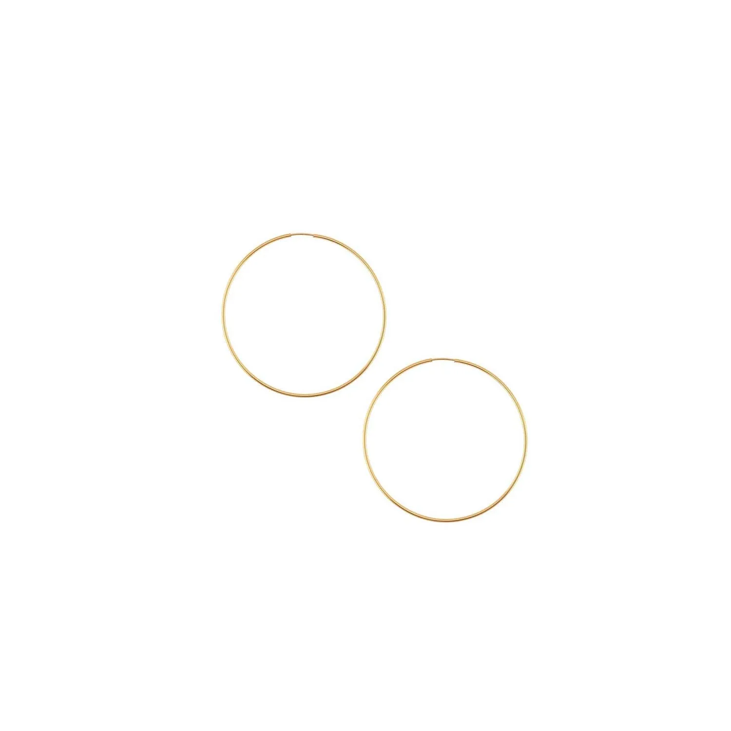 14k Gold Filled Hoops 1/2 inch Diameter