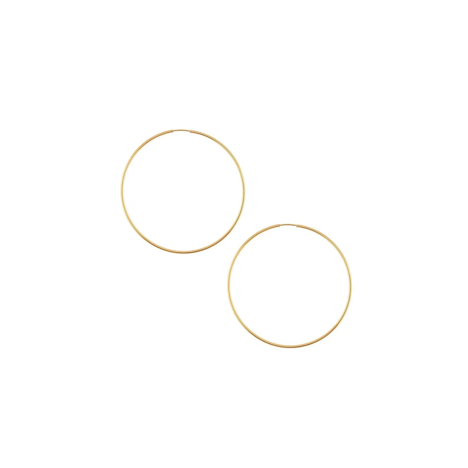 14k Gold Filled Hoops 5/8 inch Diameter