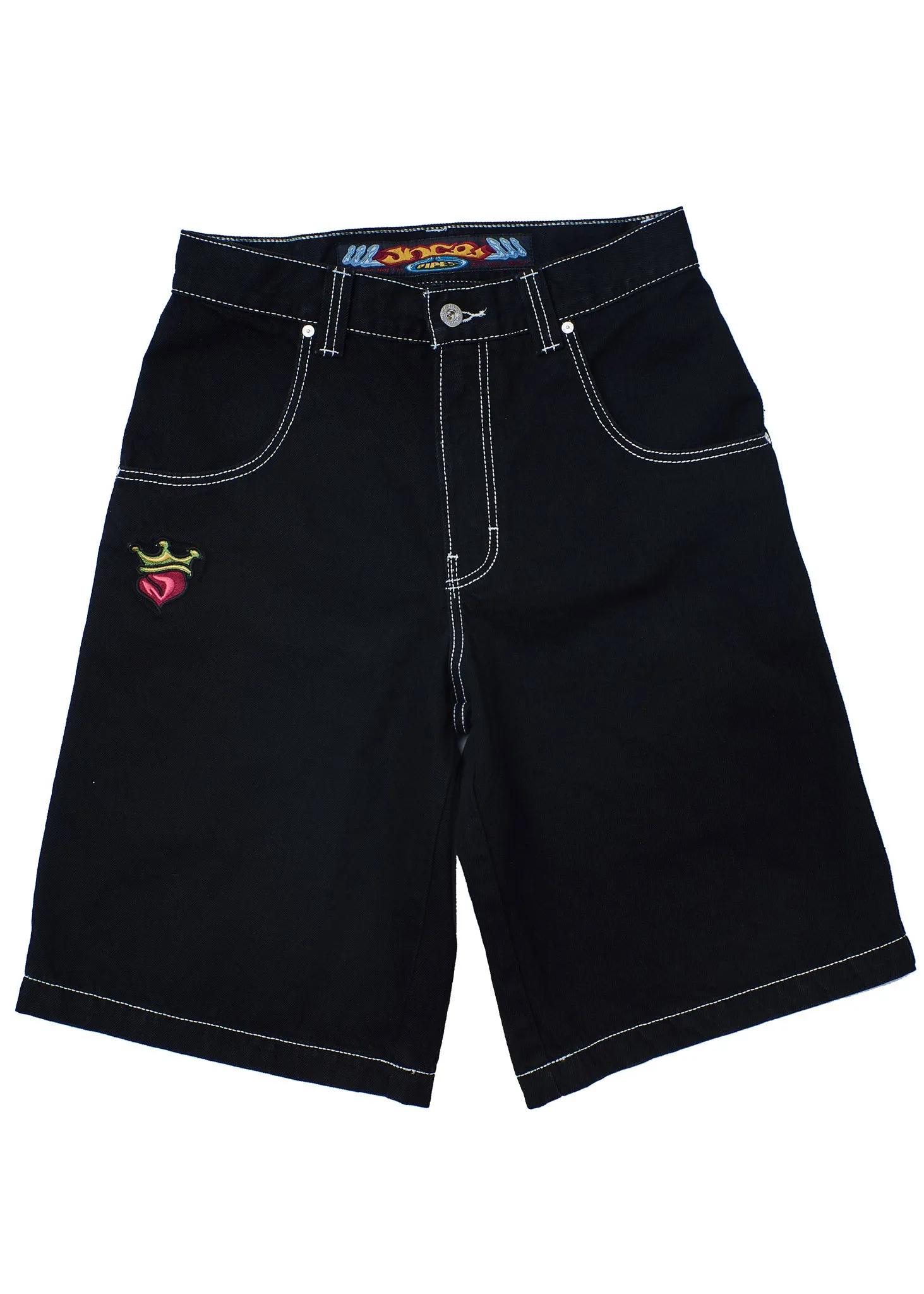 179 Pipes Shorts. 14" Inseam. Jet Black.