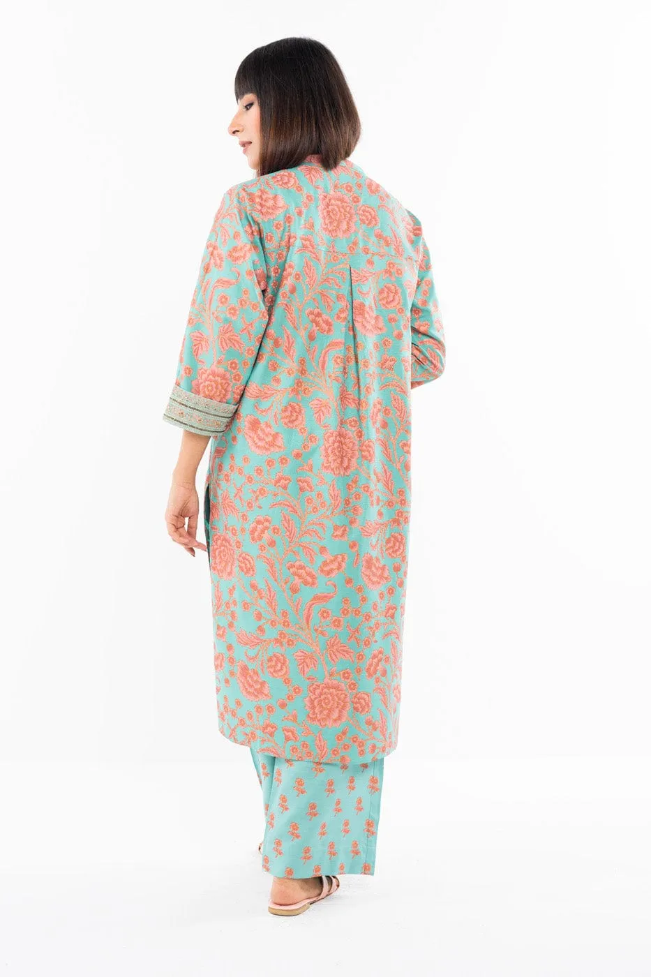 2 Pc Raw Silk Outfit