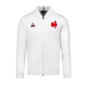 2023-2024 France Rugby Presentation Sweat Top (White)