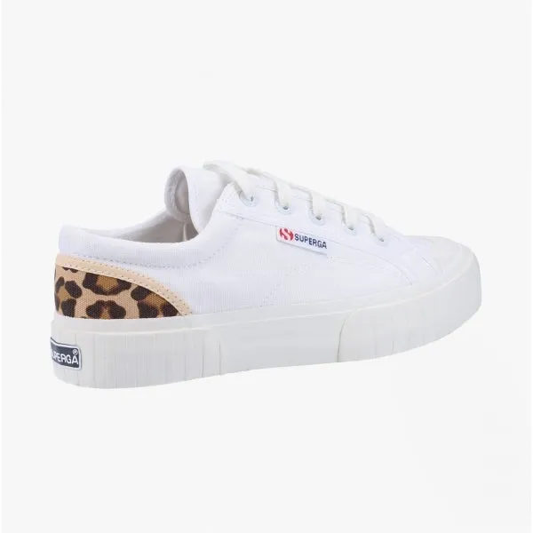 2630 STRIPE PAD Womens Trainers White/Leopard