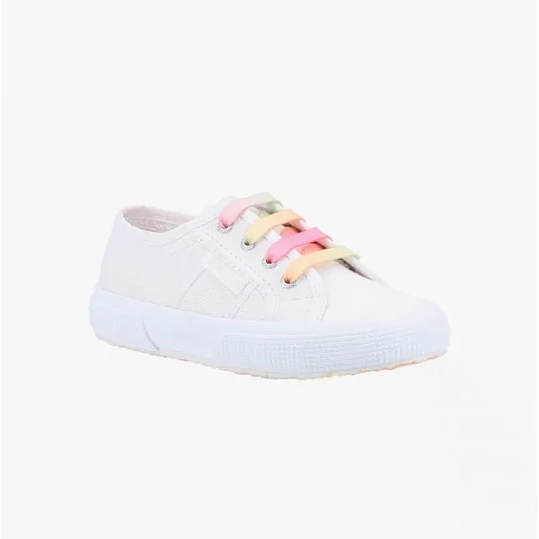 2750 KIDS SHADED Kids Canvas Trainers White/Candy Multicolour