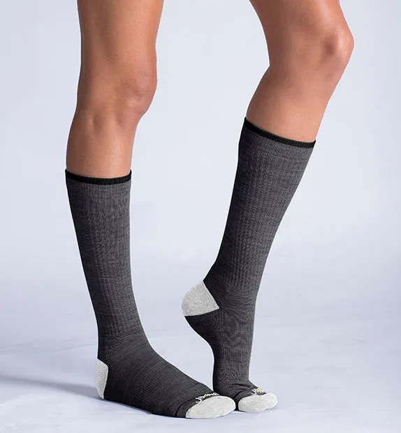 76% Rich Merino Wool Everyday Crew Socks-Colorblock - 2 Pack