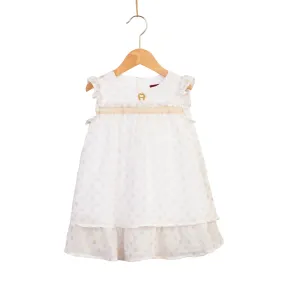 Aigner Kids Baby Girl's Bright White Dress