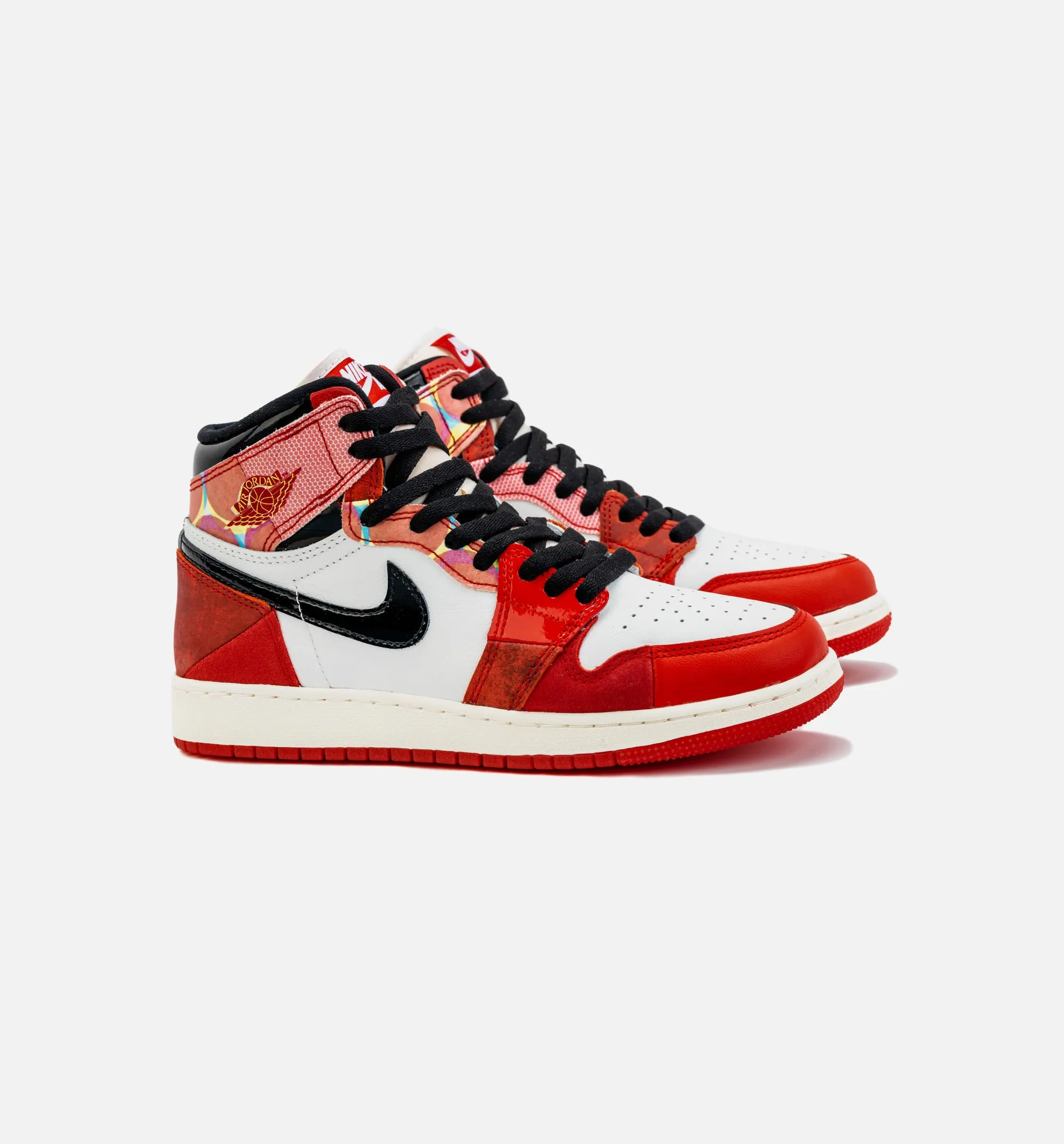 Air Jordan 1 High OG Next Chapter Grade School Lifestyle Shoe - White/Red