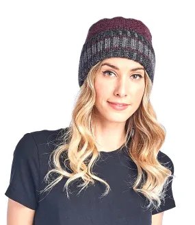 Alpaca Beanie Hat - Carrera - Sangria