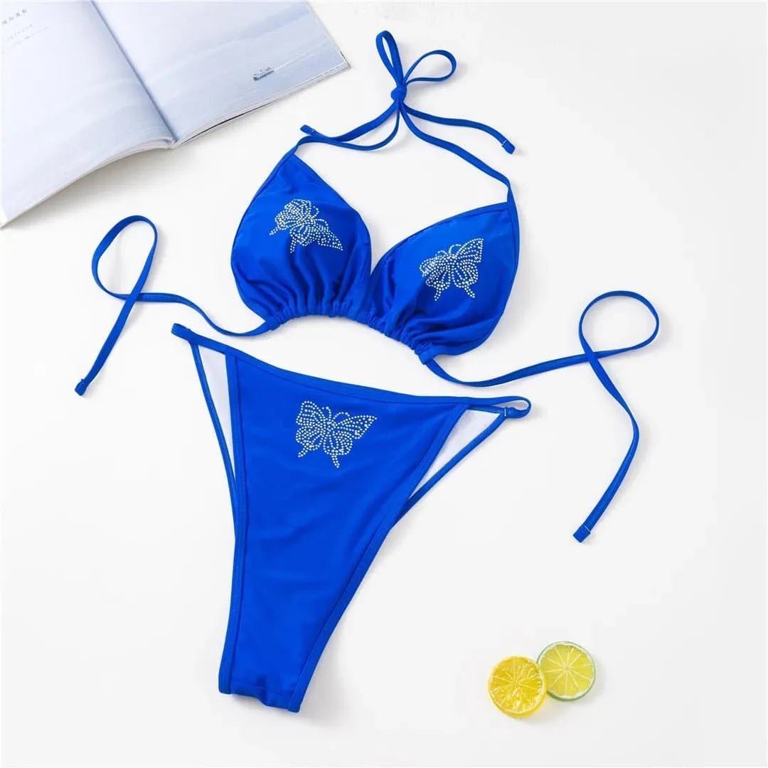 Applique Butterfly Bikini 0XL-4XL | Stylish Swimwear for Women