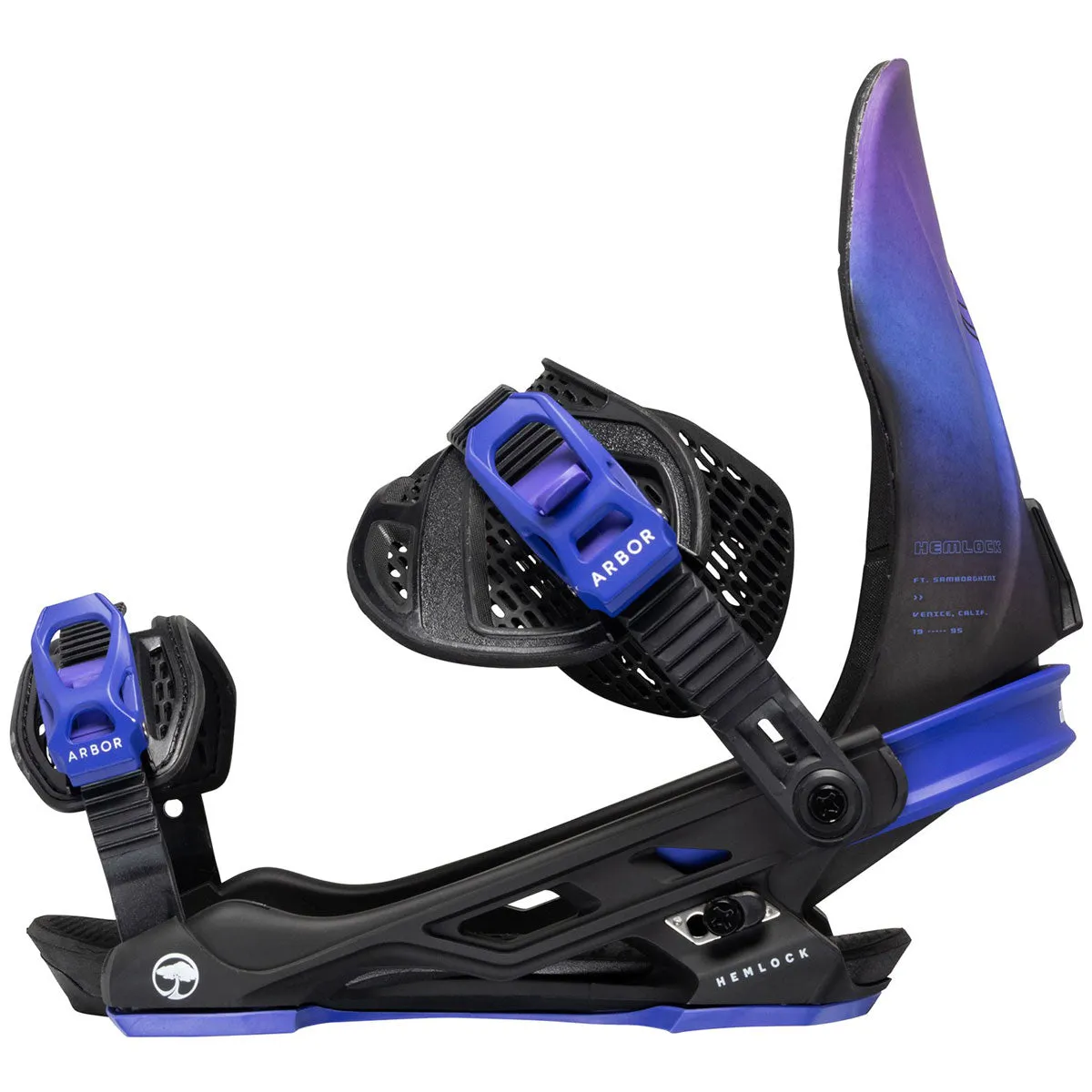 Arbor Hemlock 2024 Snowboard Bindings - Samborghini