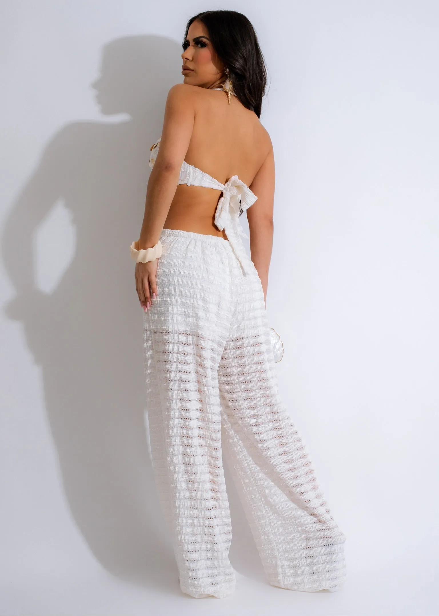 Beach Party Jumpsuit White