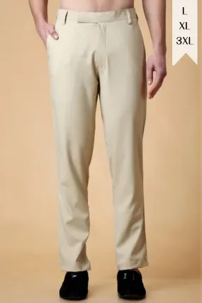 Beige Ultra Formal Trousers