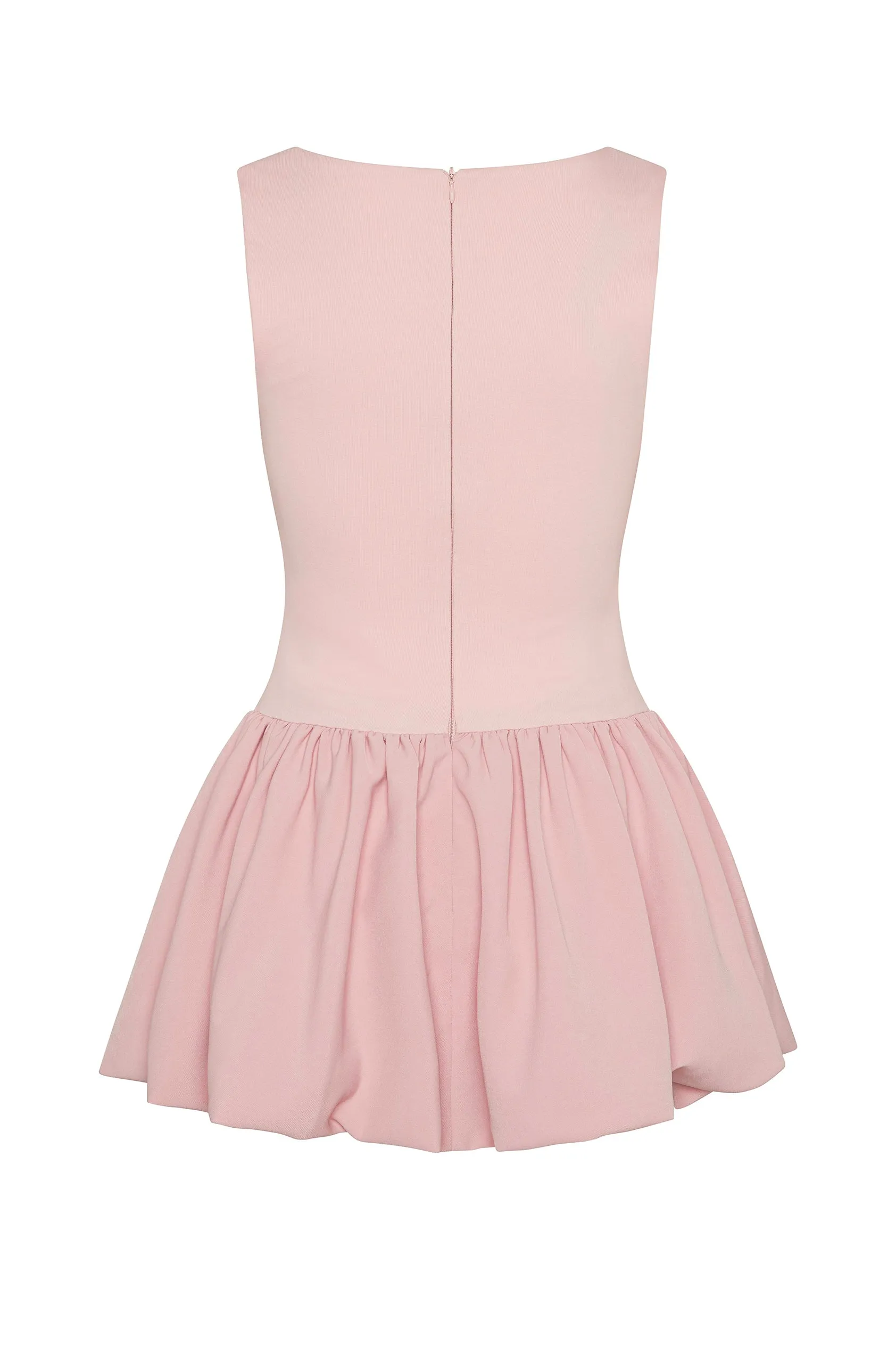 Bisou Bubble Knit Mini Dress - Pink