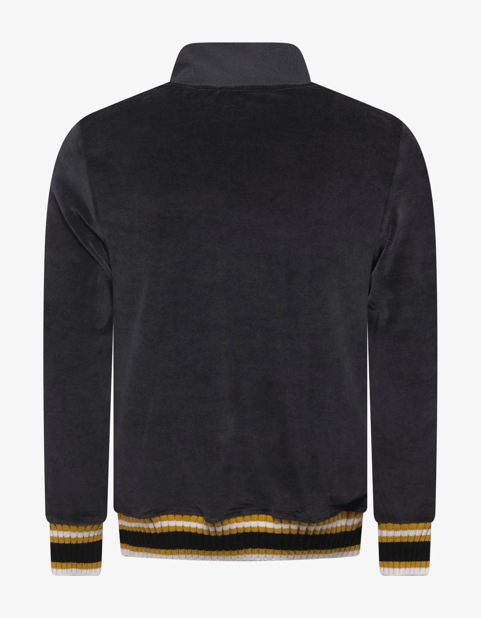 Black & Yellow Chenille Track Jacket