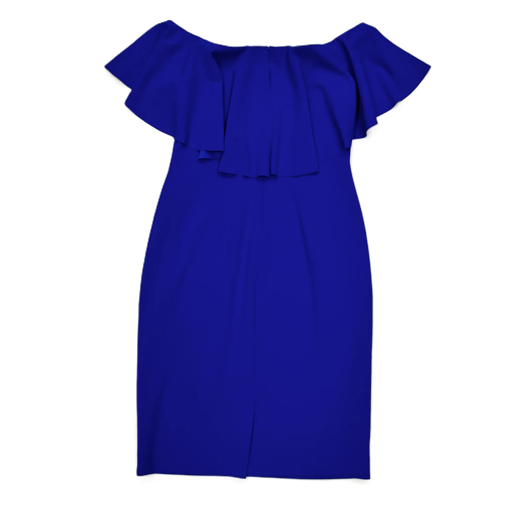 Blue Dress Party Midi By Lauren By Ralph Lauren, Size: S