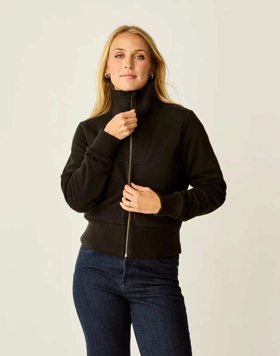 Briar Fleece Jacket: Black