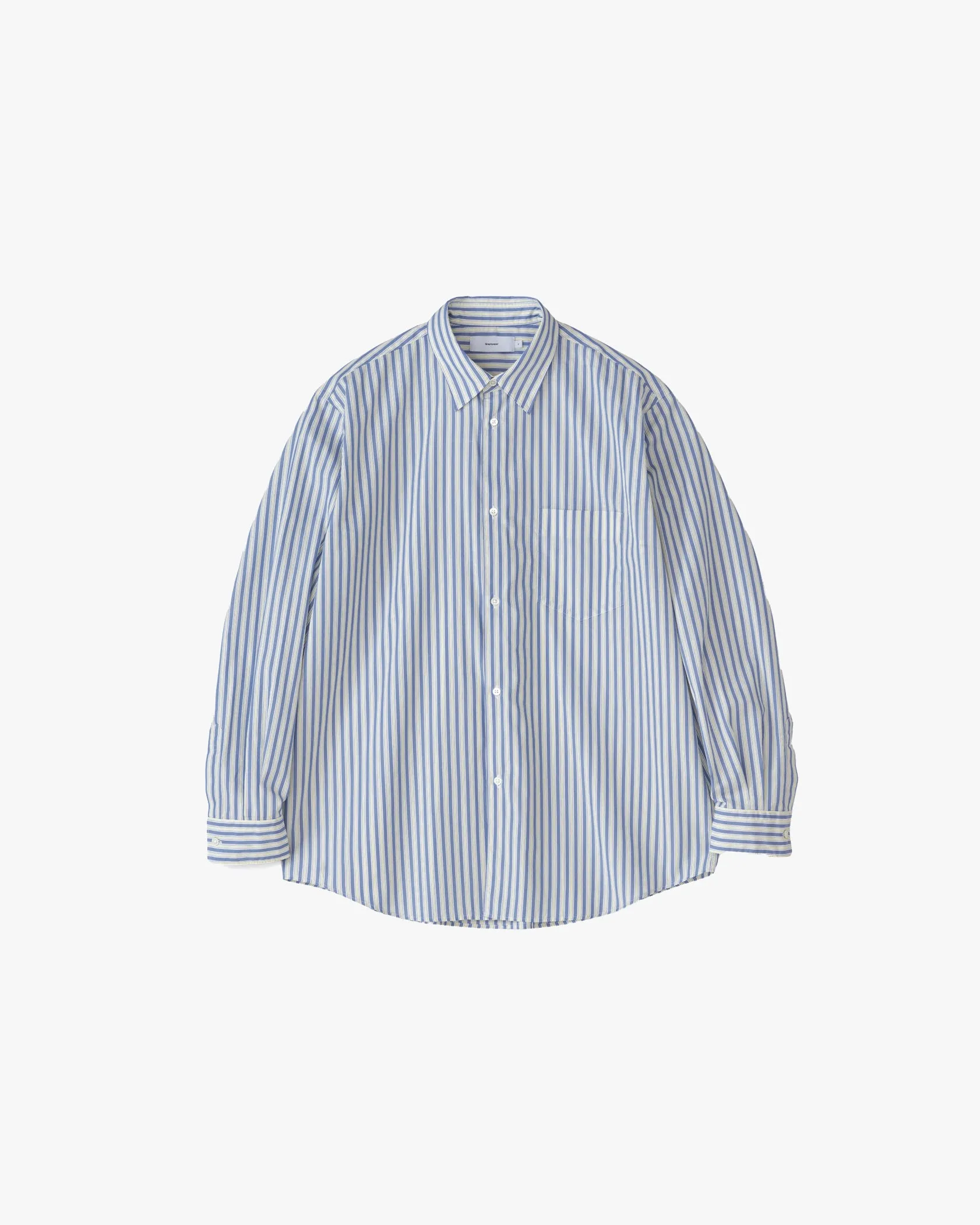 Broad L/S Oversized Regular Collar Shirt