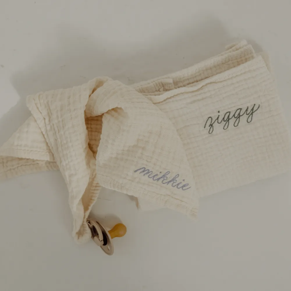 Bundle midi towel & mini towel - Organic cotton - Personalized