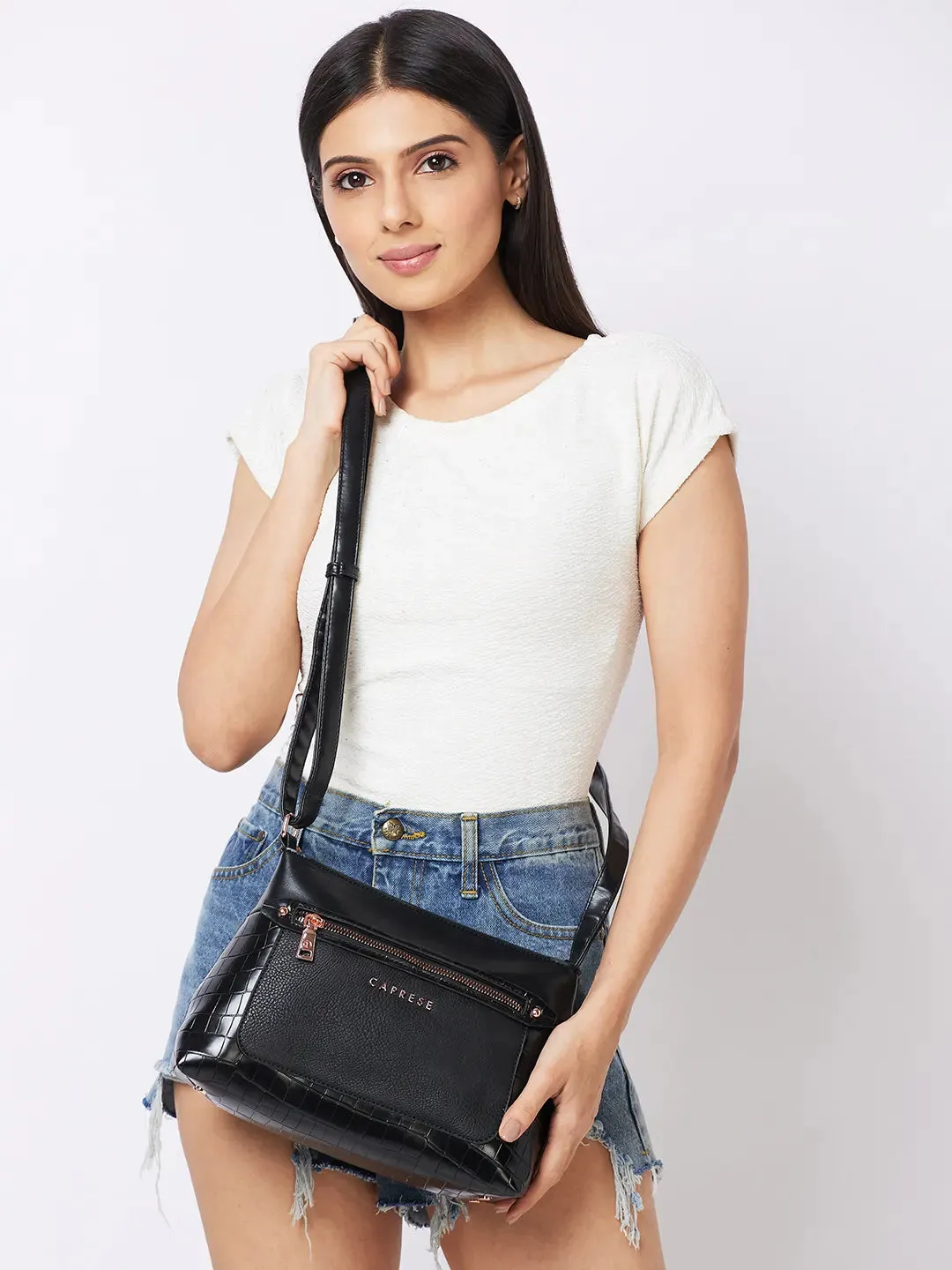 Caprese Gigi Sling Medium Black