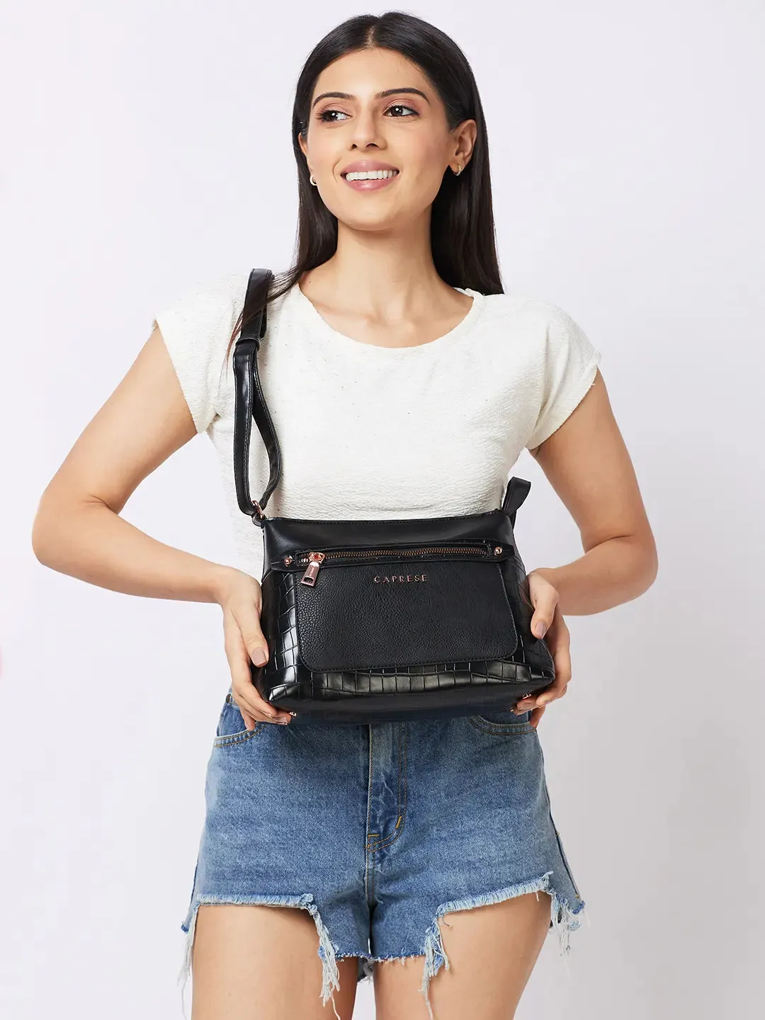 Caprese Gigi Sling Medium Black