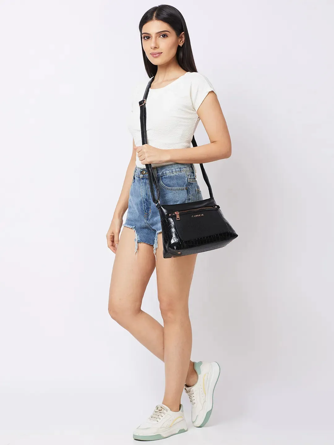 Caprese Gigi Sling Medium Black