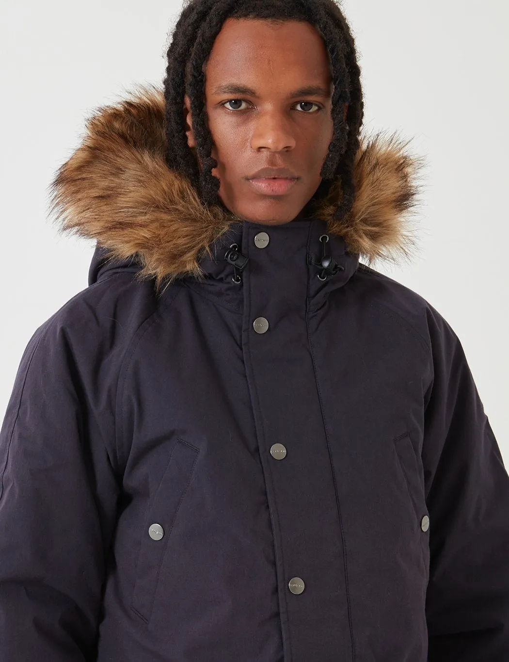 Carhartt-WIP Trapper Parka - Navy/Black