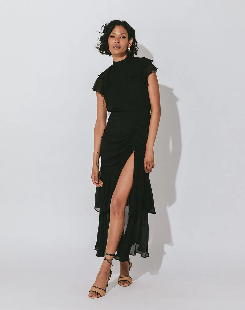 Cecilia Ankle Dress | Black