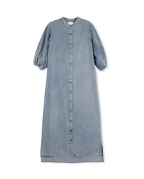 Chambray Denim Shirt Dress