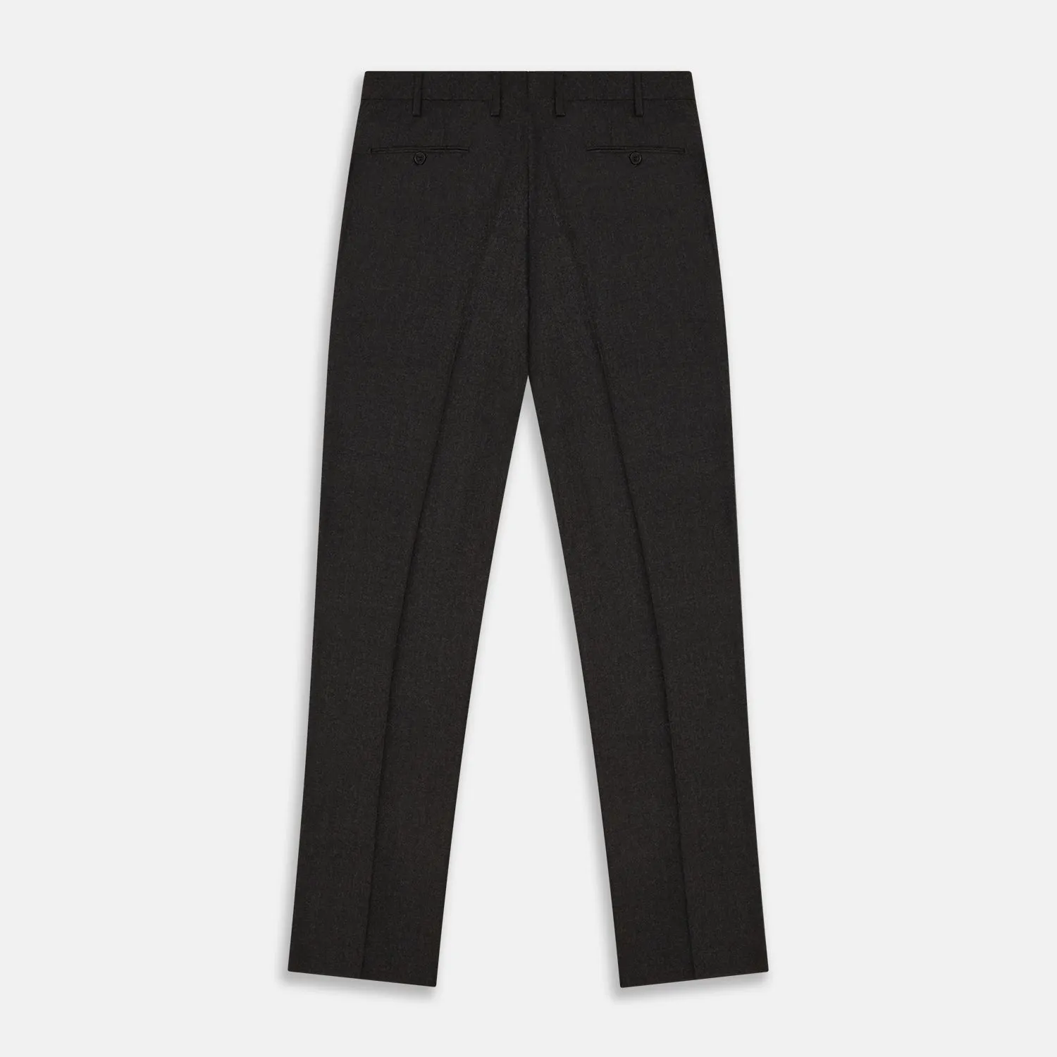 Charcoal Grey Wool Manson Trousers