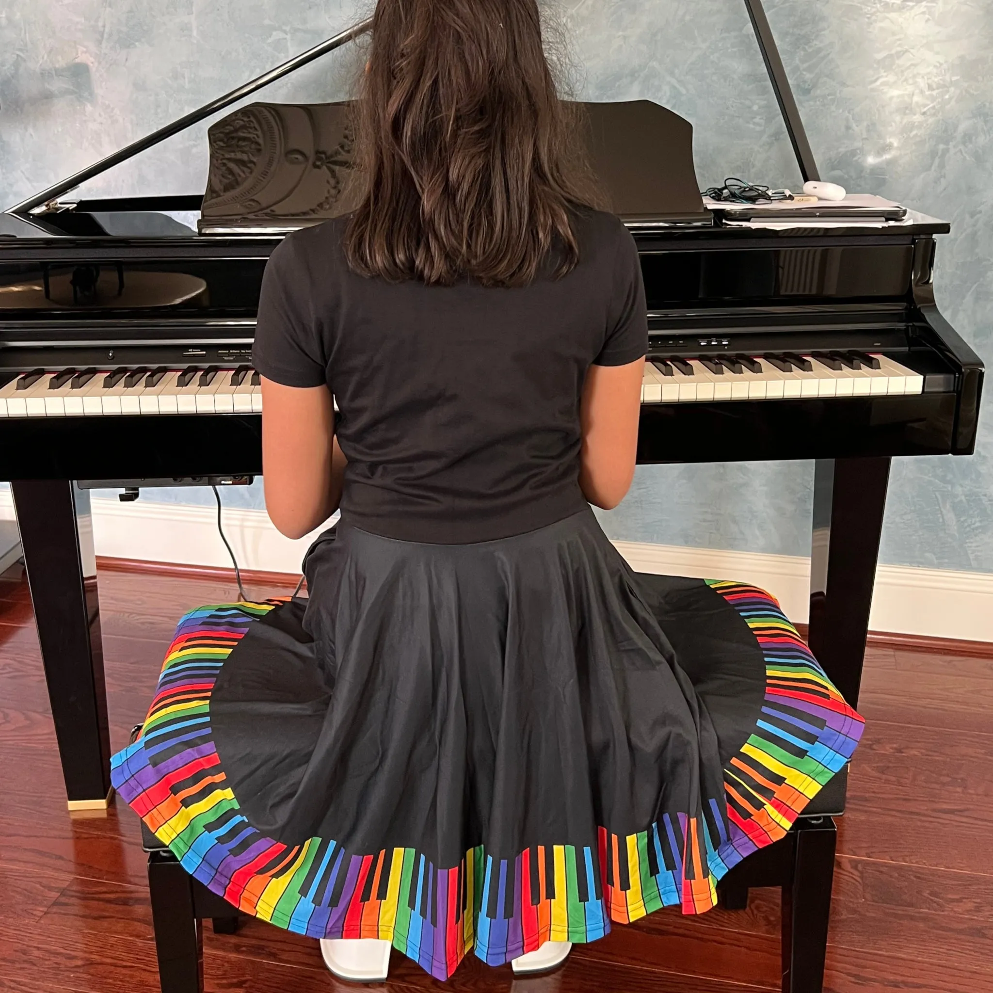 Chromatic Scales Kids Twirl Dress