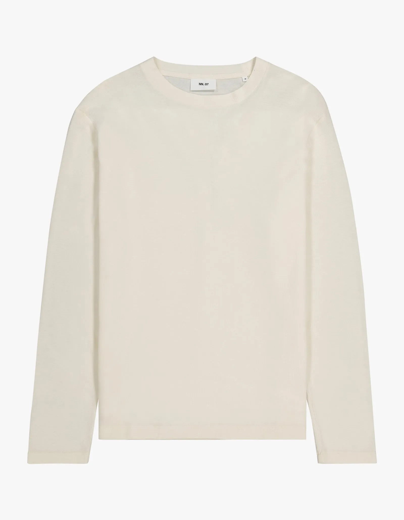 Clive L/S Waffle 3323 - Egg White 003