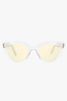 Double Take Cat Eye Crystal Sunglasses