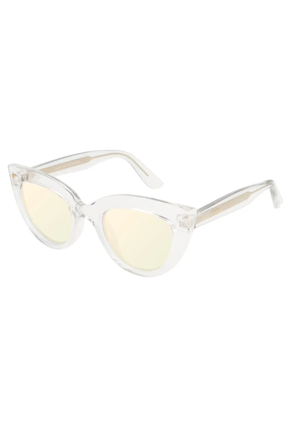 Double Take Cat Eye Crystal Sunglasses