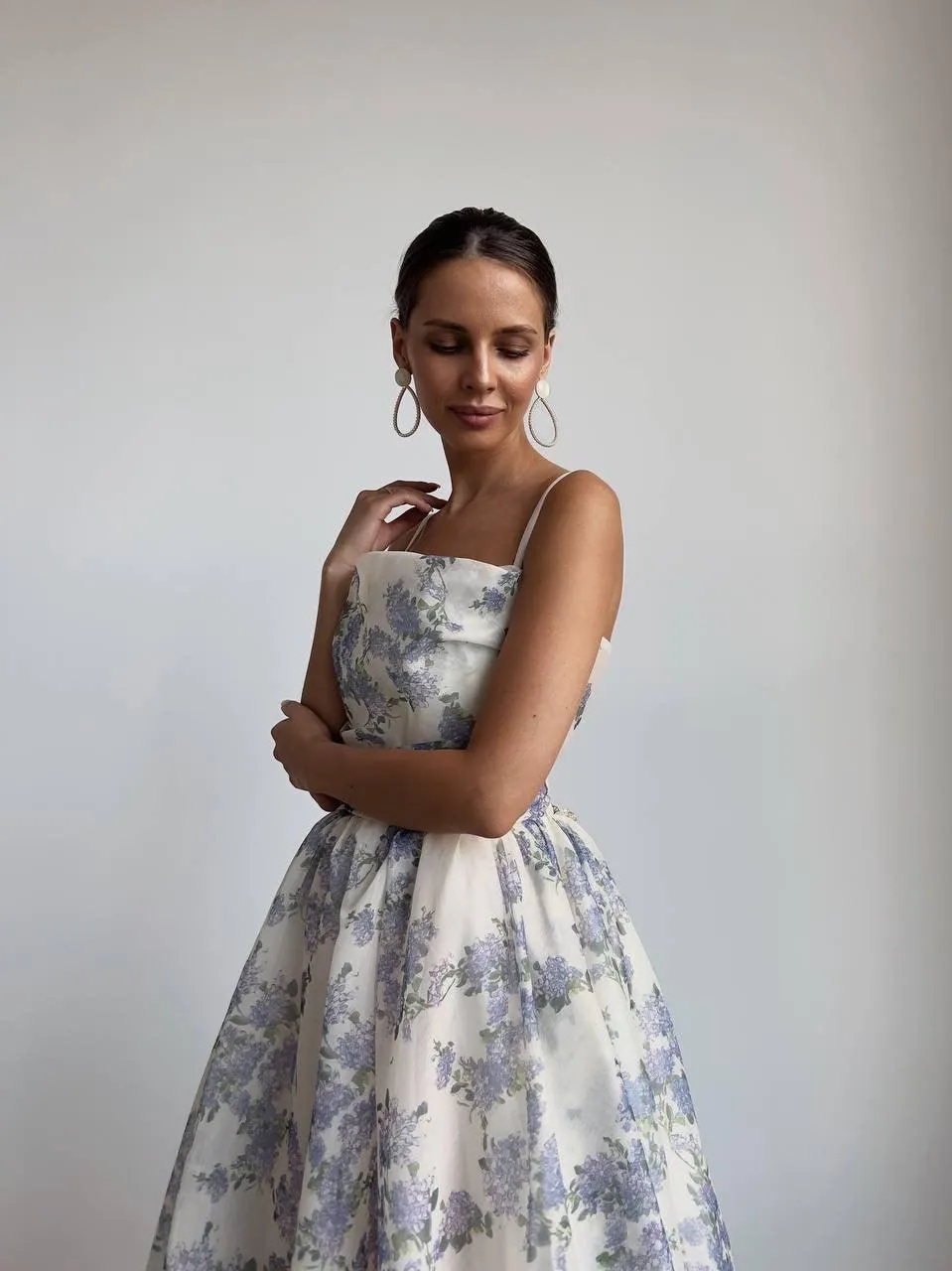 Elegant Floral Print Dress