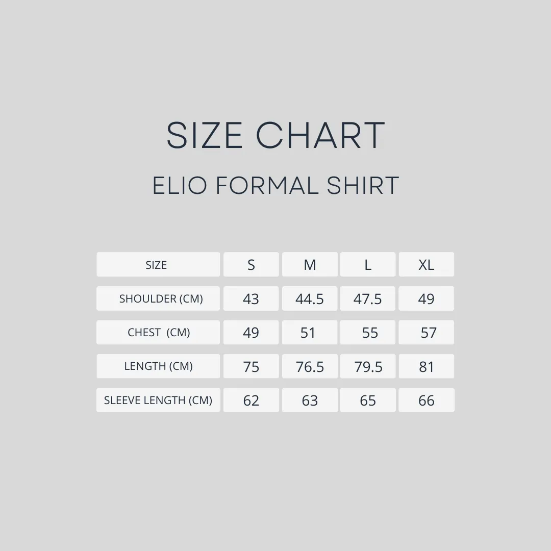 Elio Formal Shirt - White Button-Down Collar