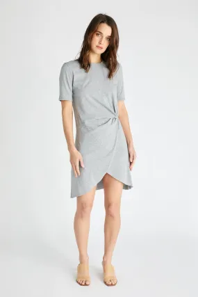 Etica Short Sleeves Short Dress Veronica Heather Grey