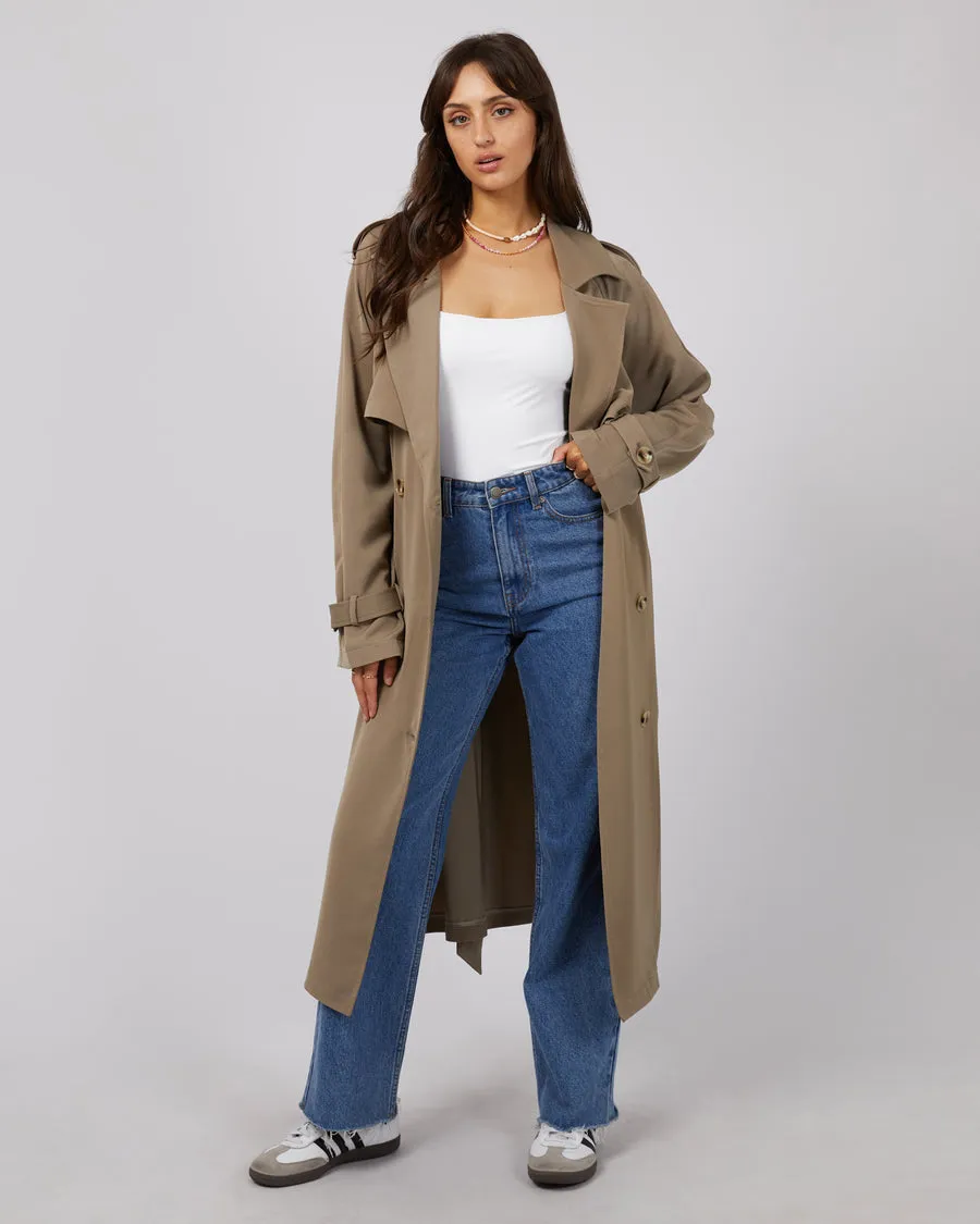 Eve Staple Trench Coat | Tan