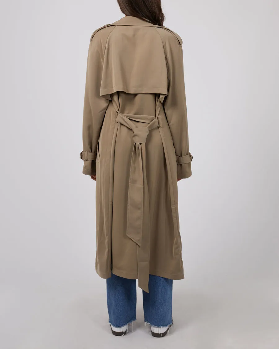 Eve Staple Trench Coat | Tan