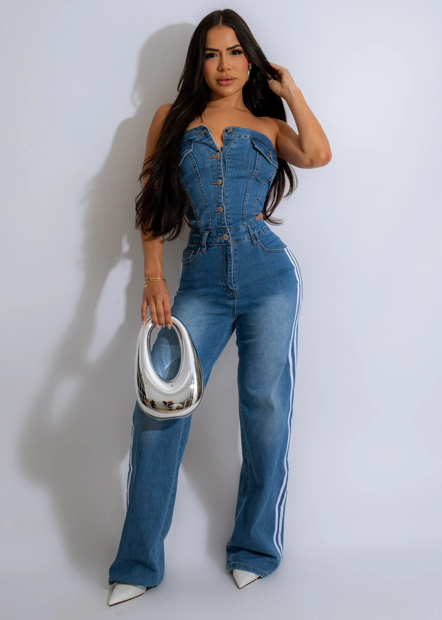 Fashion Chic Jumpsuit Denim