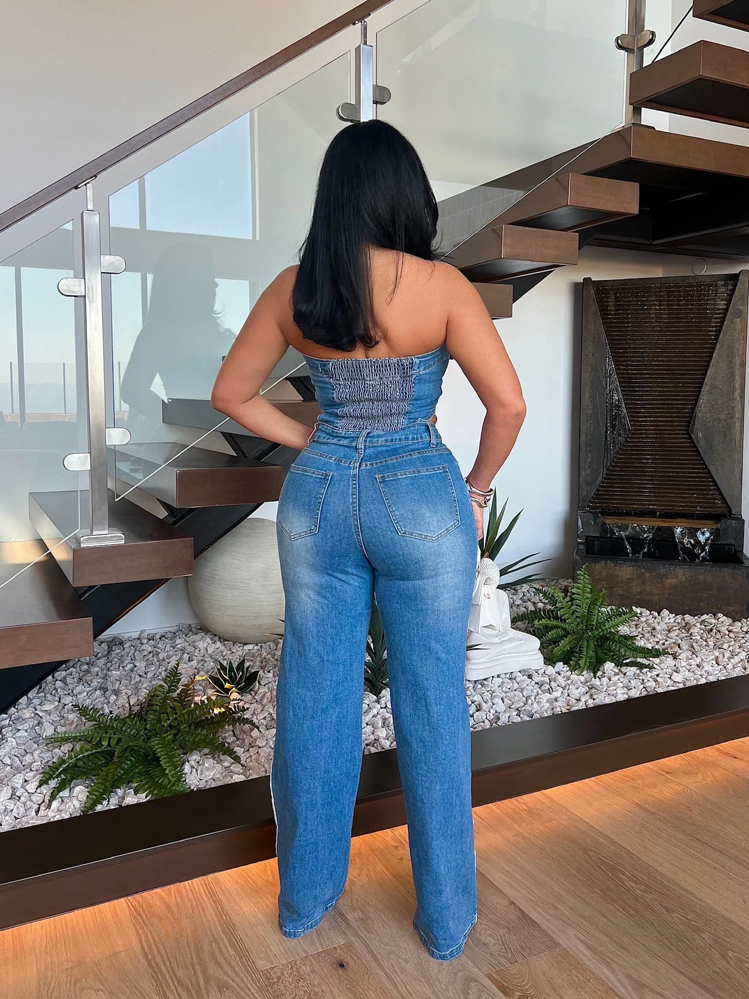 Fashion Chic Jumpsuit Denim