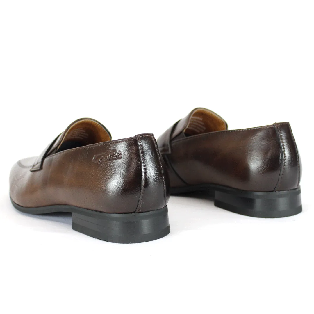 Gino Paoli Brown Penny Moccasin