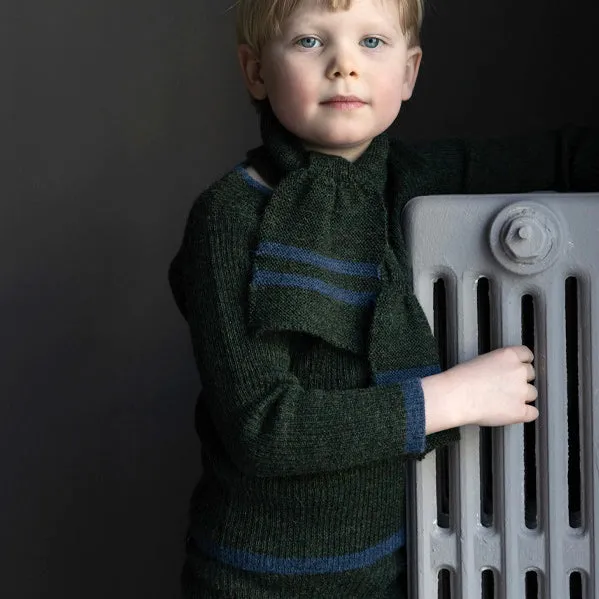 Grandpa Sweater - 100% Baby Alpaca - Camel (18m-8y)