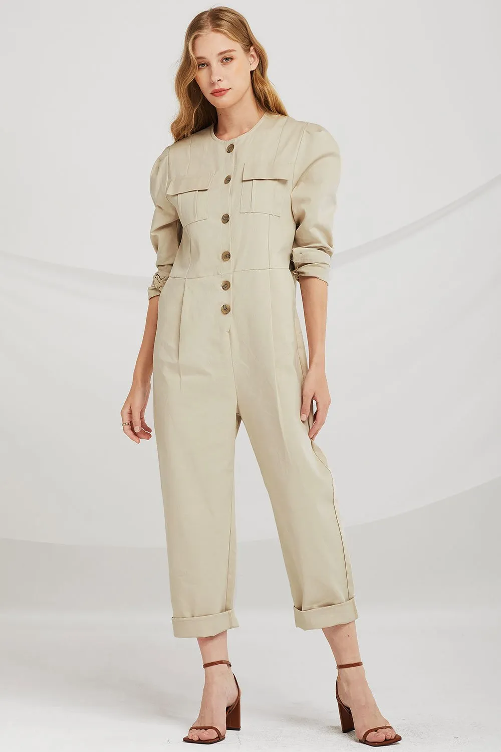 Hailey Pocket Utility Jumpsuit