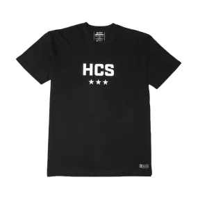 HCS 3 Star Black Tee