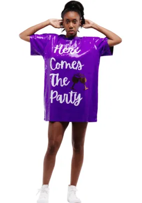 Here Comes the Party Sequin Dress