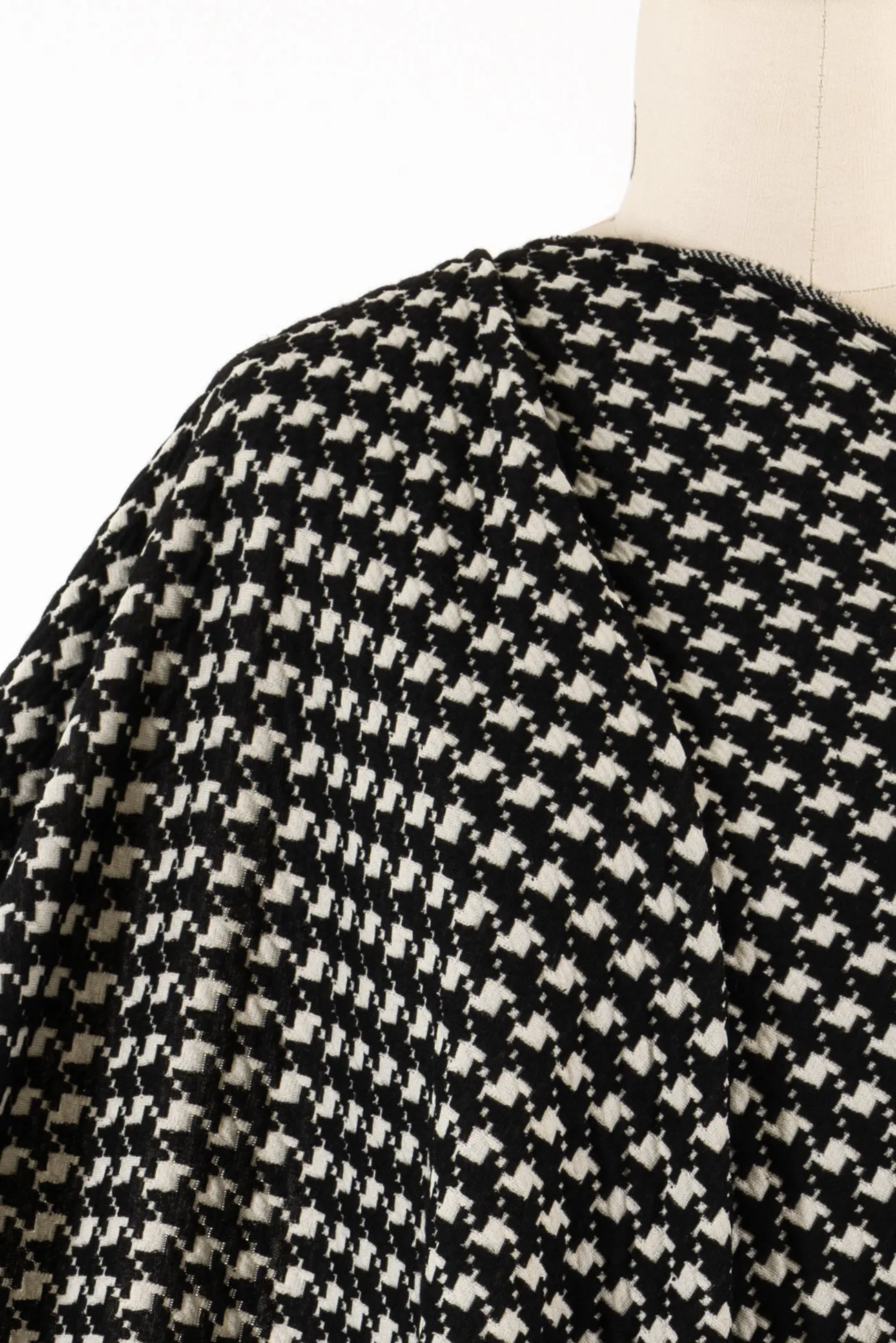 Hudson Houndstooth Cotton/Rayon Knit