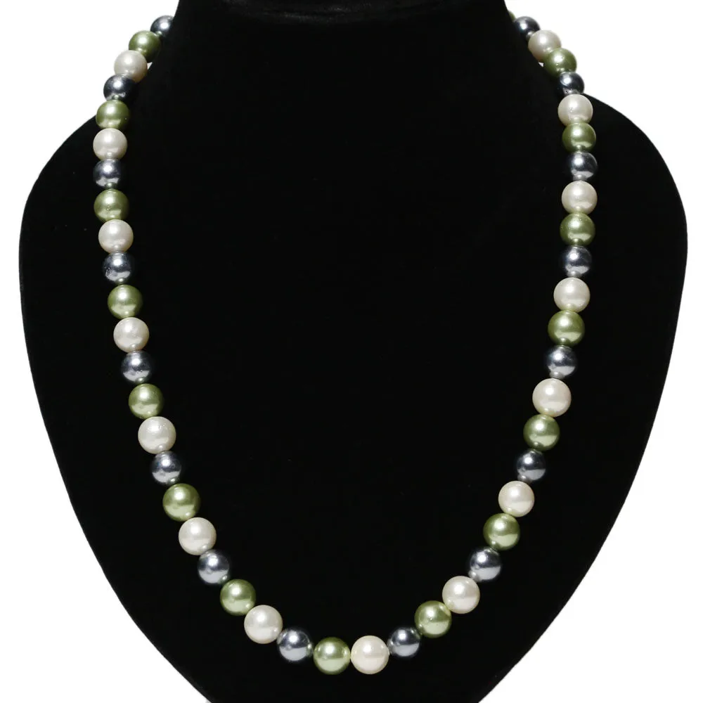 Imeora Multicolor 10mm Shell Pearl Necklace