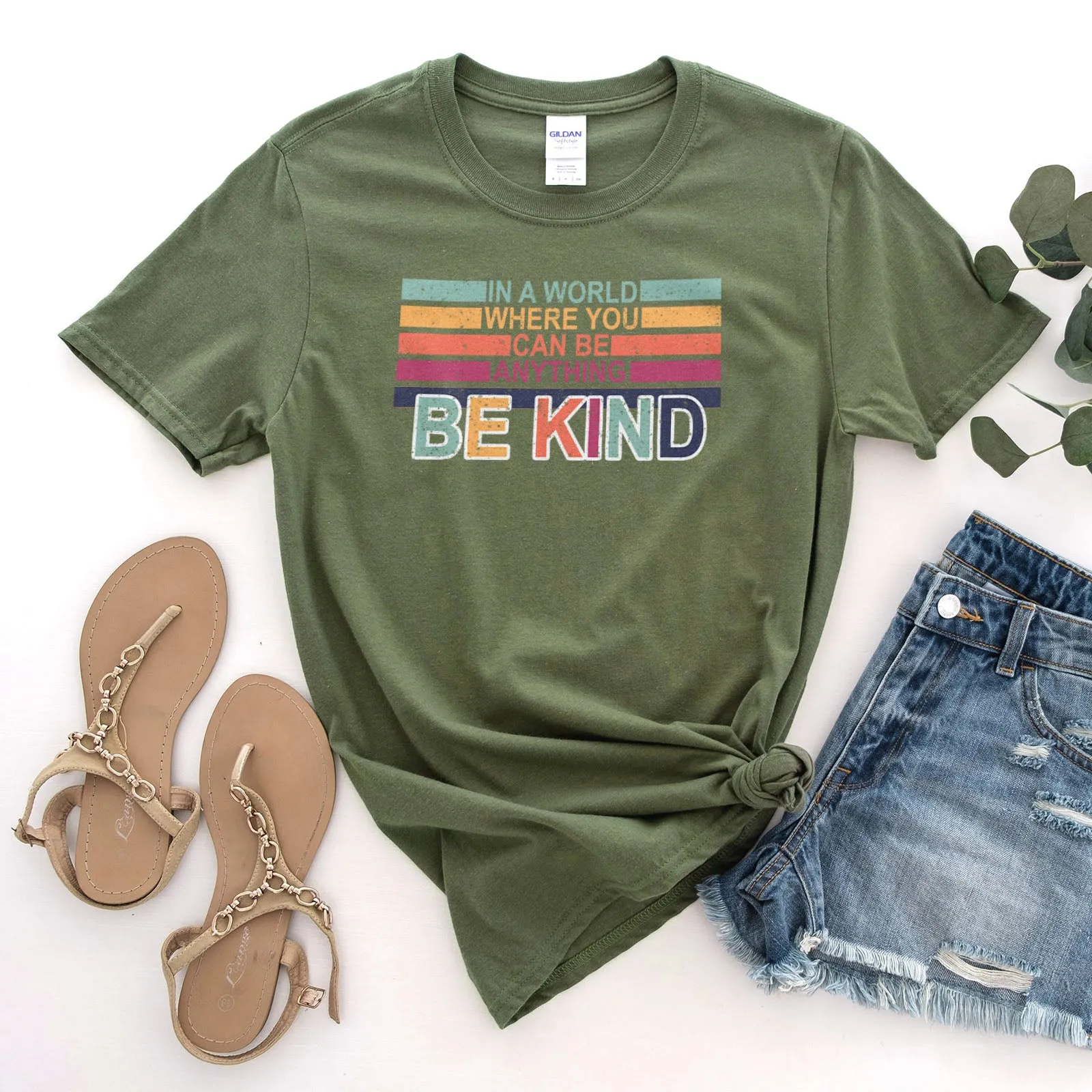 In A World Where You Can Be Anything Be Kind - Ephesians 4:32 Tee