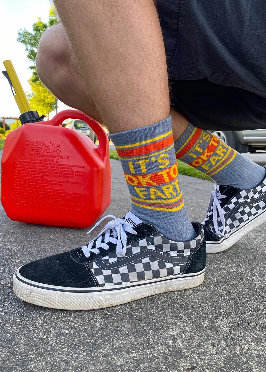 It's OK To Fart Unisex Crew Socks