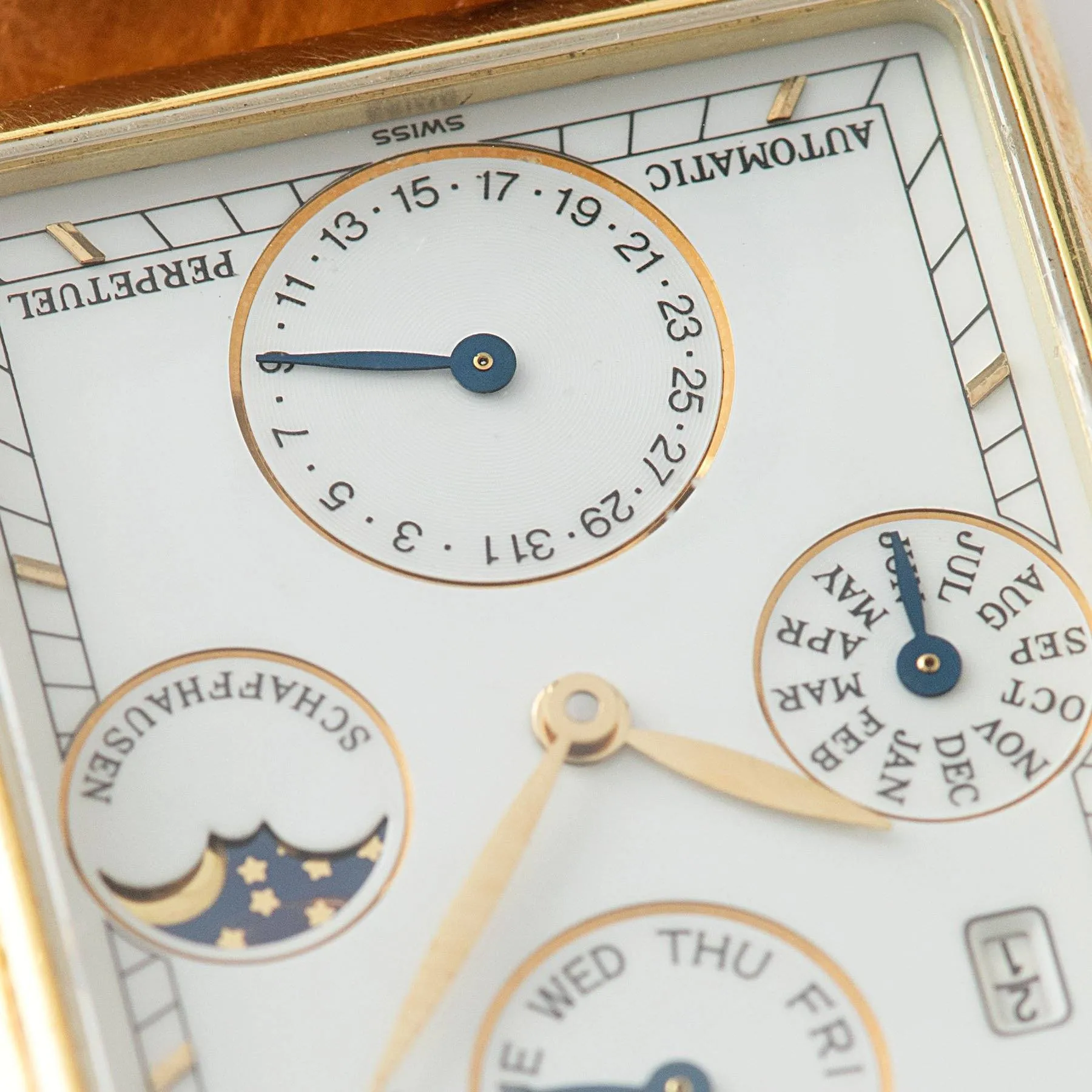 IWC Novecento Perpetual Calendar Yellow Gold Reference 3545