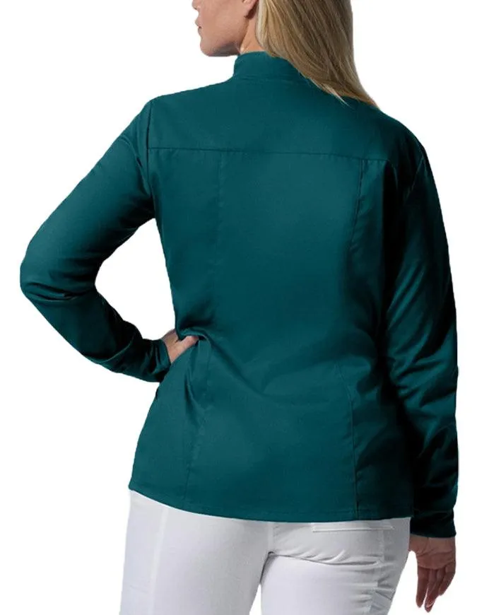 Landau ProFlex Women's Zip Front Mock Neck Scrub Jacket